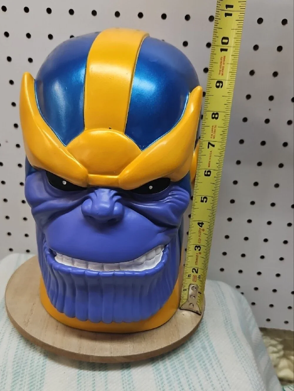 Marvel Heroes Thanos Head Bust Coin Bank Previews Exclusive Full Size 1:1 Scale